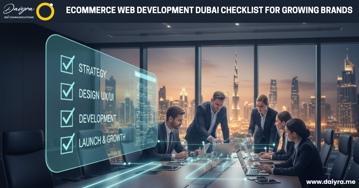 Ecommerce Web Development Dubai Checklist for Growing Brands
