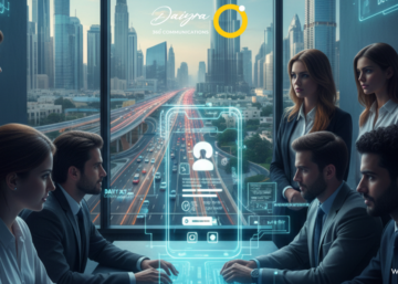 Startup team reviewing UI/UX design with mobile app development company in Dubai for growth and engagement.